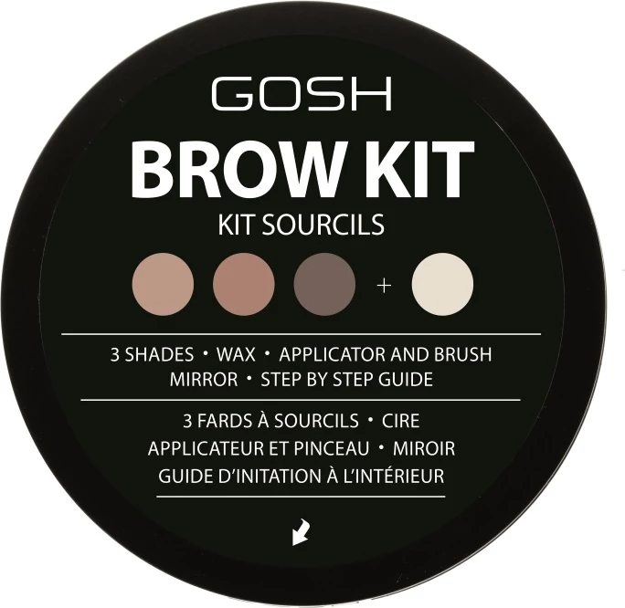 Komplet za oblikovanje obrvi Gosh Brow Kit 001, 1 kos