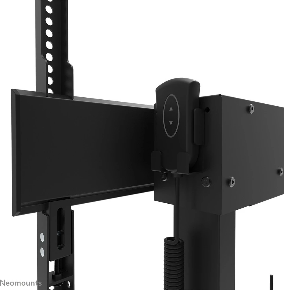 Motorni stenski nosilec za TV do 100 inčev, Newstar WL55-875BL1, črn