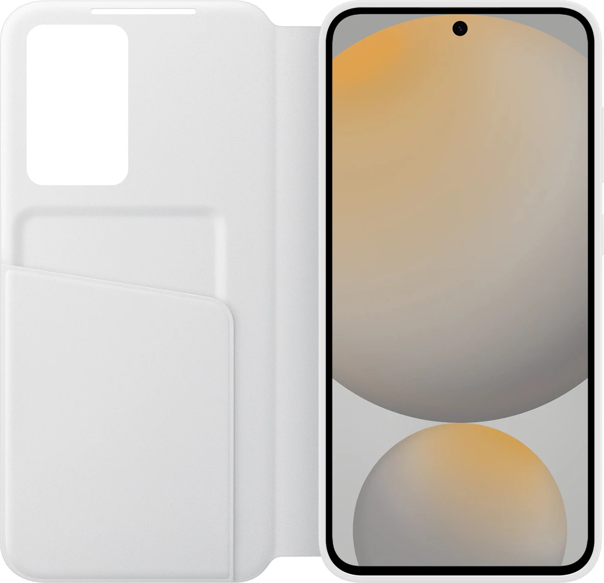 Ovitek za telefon Smart View Wallet za Galaxy S24 FE, Samsung EF-ZS721CWEGWW, bel