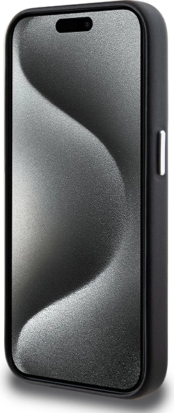 Ovitek za telefon z metalnimi detajli, MagSafe, črn — BMW Signature Wrapped za iPhone 14 Pro