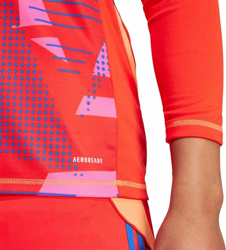 Vratarjska majica za moške, adidas, rdeča