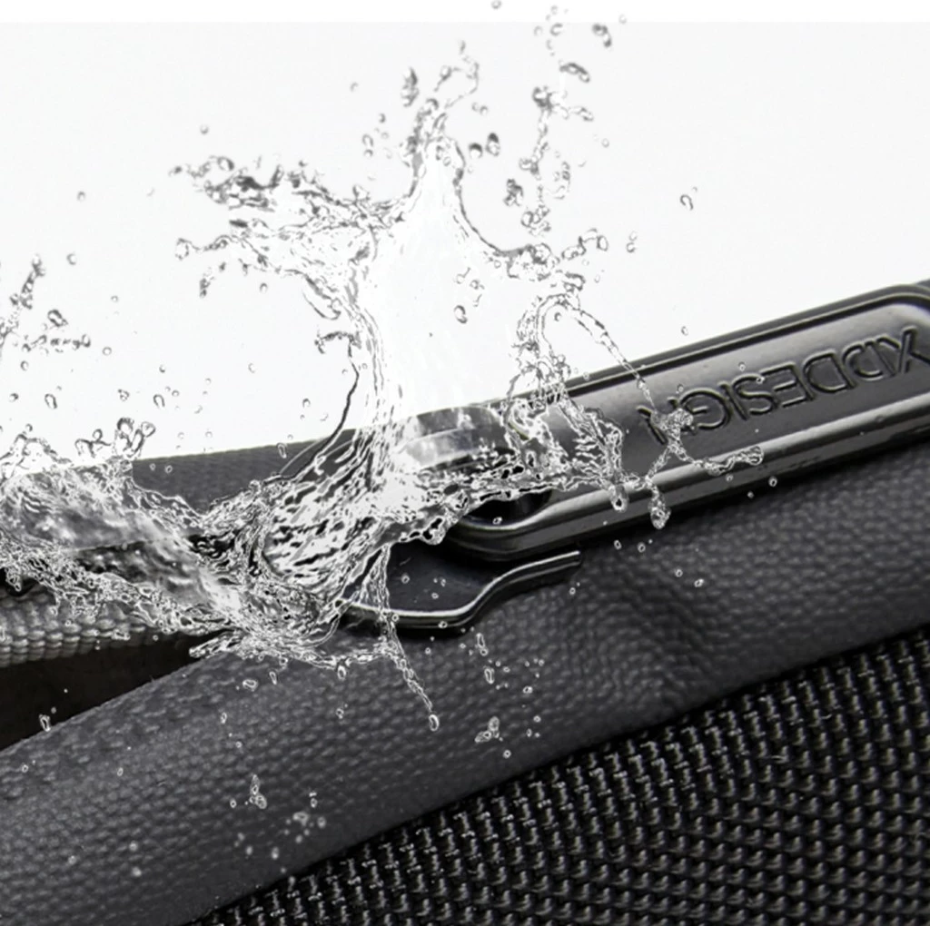 Protivlomni urbani nahrbtnik XD Design Bobby Edge P706.2501, 17 L, za prenosnik 16", rPET, vodoodporen, črn