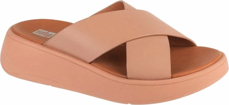 Sandali FitFlop F-Mode Flatform FW5-137, bež