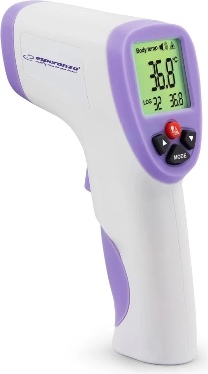 Digitalni termometer Esperanza ECT002, bel/vijoličen