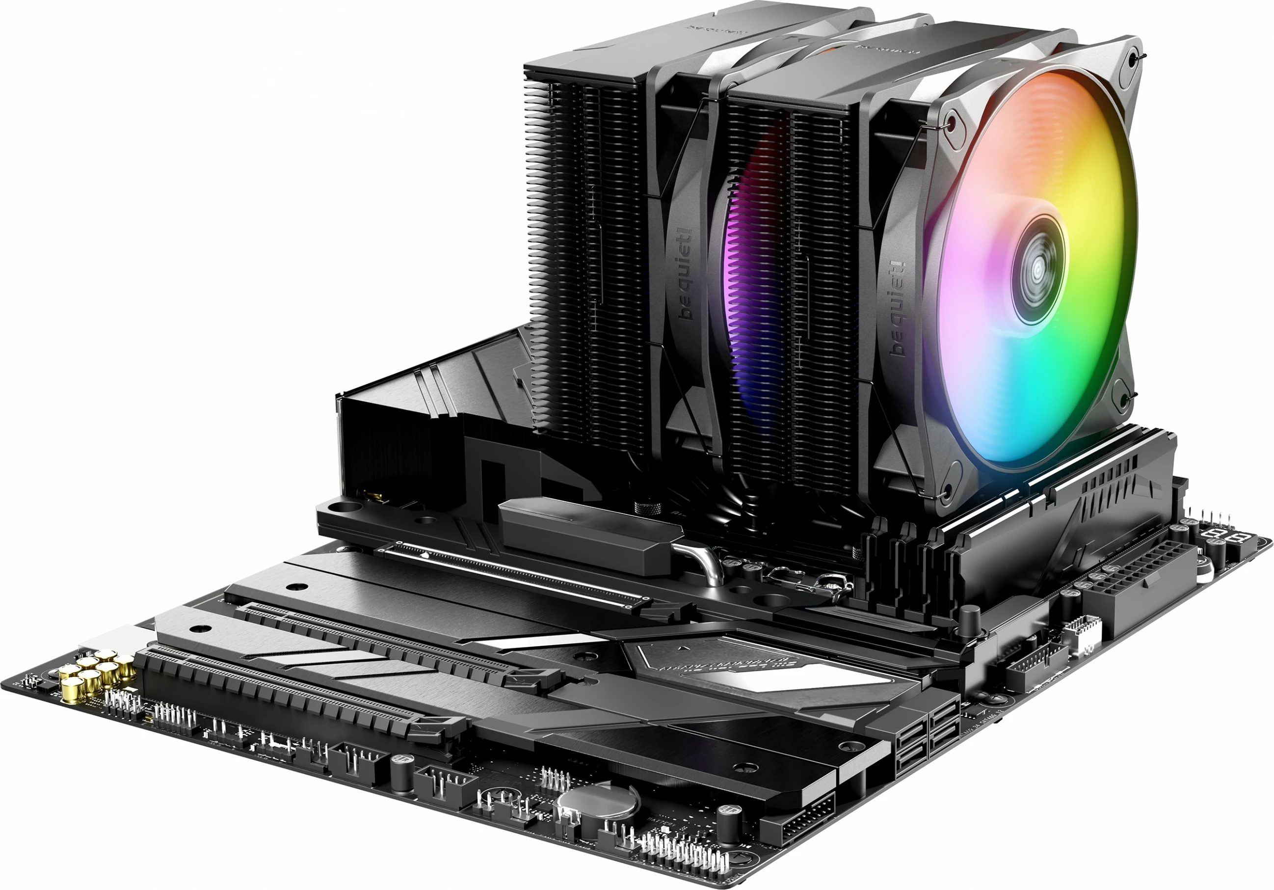 Zračno hlajenje Pure Rock Pro 3 LX be quiet!, 12 cm, 2000 RPM, črno