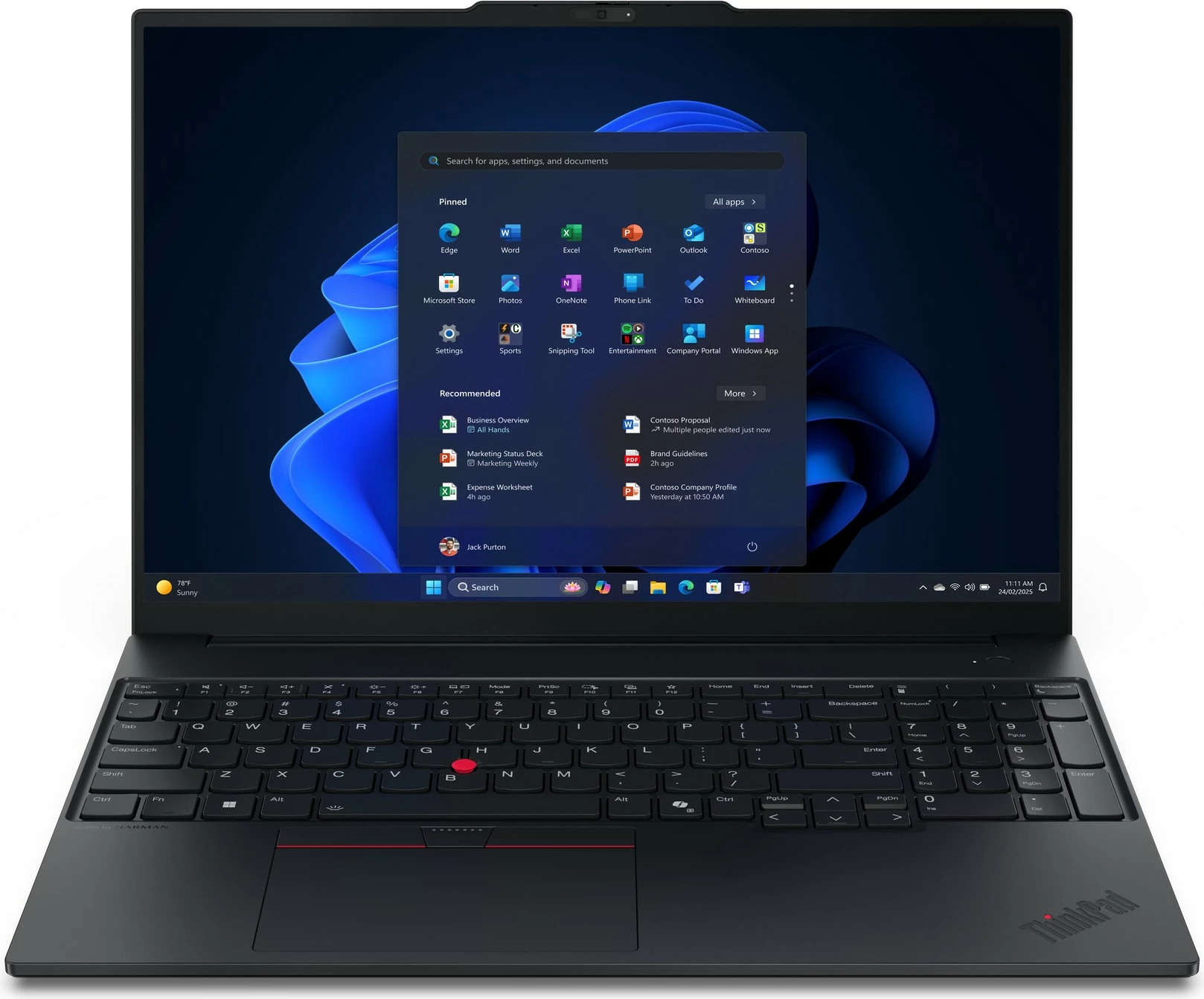 Prenosnik Lenovo ThinkPad E16 G3, Ultra5 225U, 32GB/512GB, 16 palcev, črn