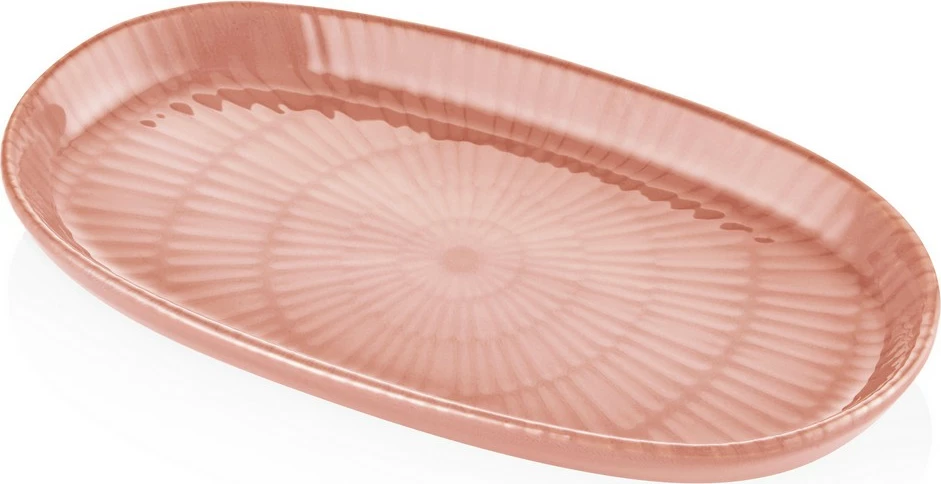 Servirni krožnik 14 x 26 x 4 cm, rožnat, Hermia NON0035