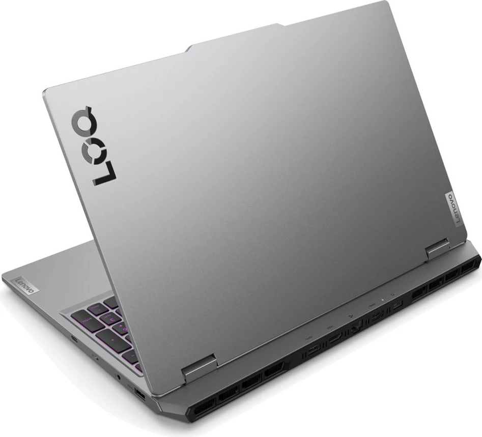 Zmogljiv gaming prenosnik 15,6" FHD IPS 144 Hz, Ryzen 5, 16 GB RAM, 512 GB SSD, RTX 5050, Luna Grey — Lenovo LOQ 15AHP10