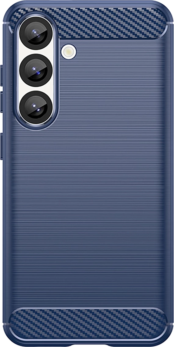 Ovitek Hurtel Carbon za iPhone 16e, silikon, moder