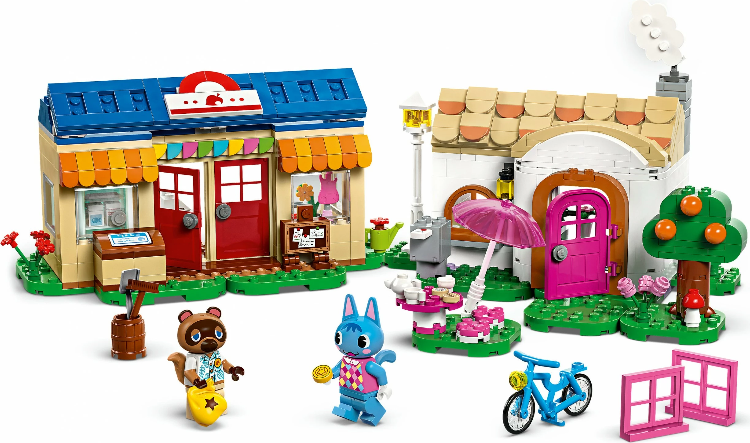 Set gradnje Animal Crossing LEGO 77050, 535 delov, večbarven
