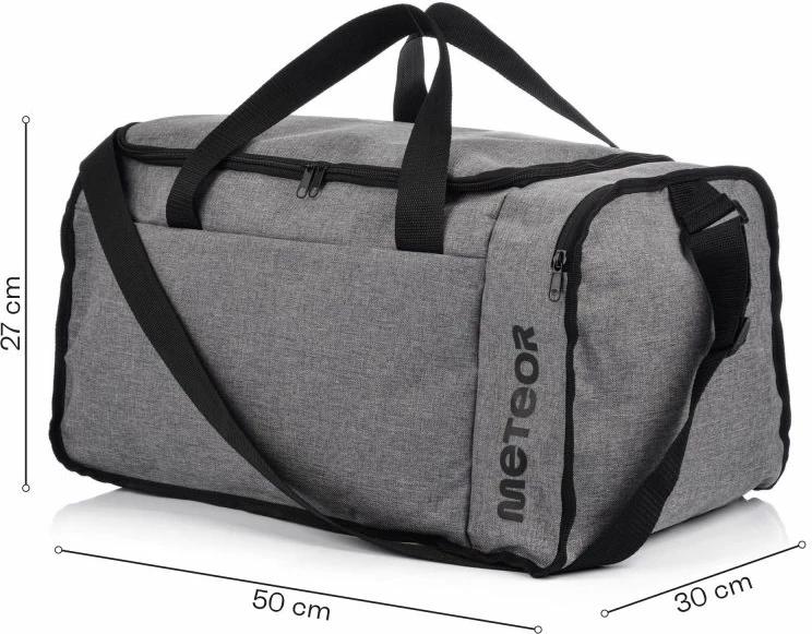Fitnes torba Meteor, grafit