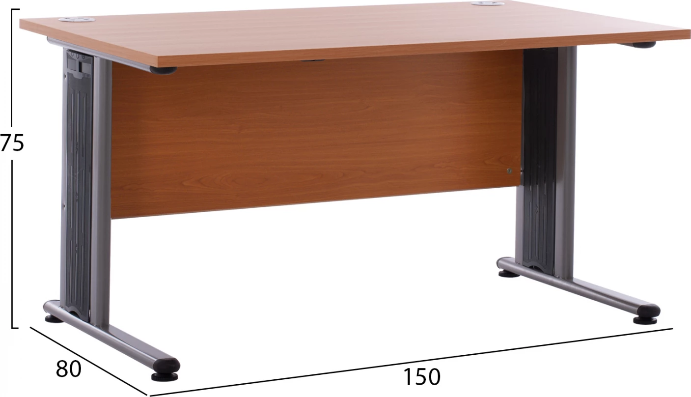 Profesionalna pisarniška miza, češnjeva barva, FH2045.03, 150x80x75 cm