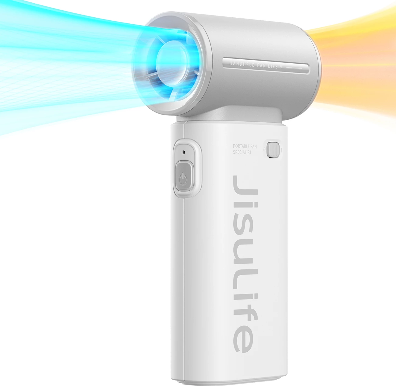 Ročni ventilator, Jisulife Life9, 5000 mAh, USB-C, siv