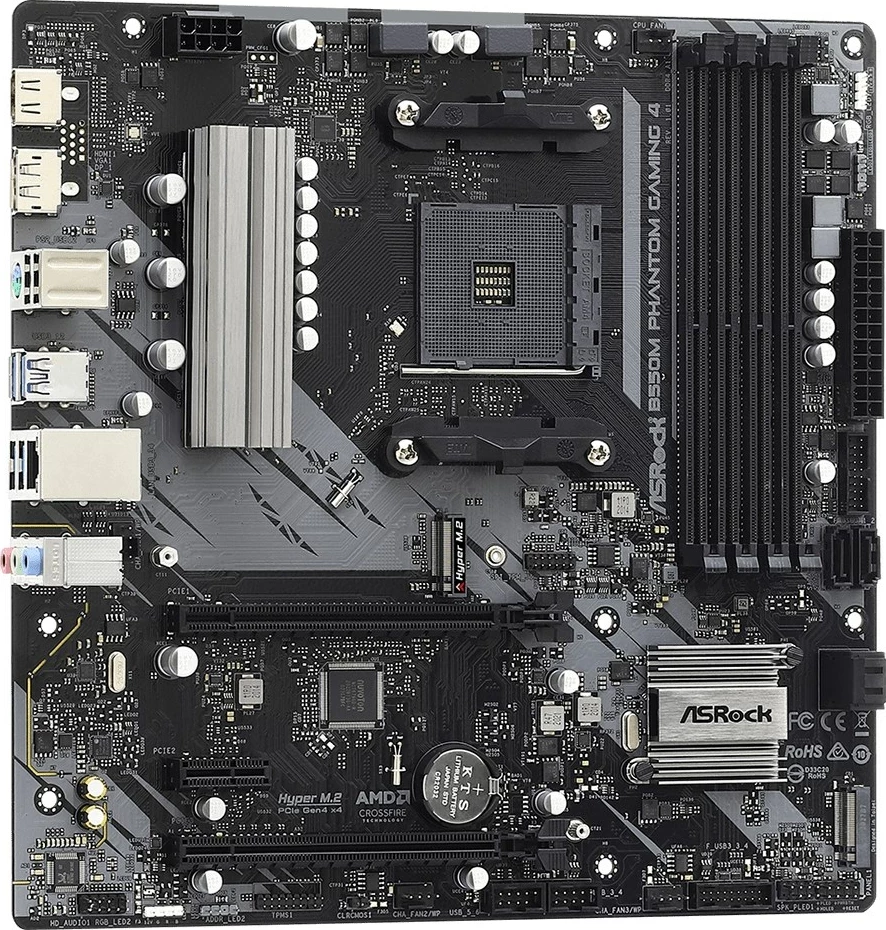 Matična plošča B550M Phantom Gaming 4 Asrock, Socket AM4, micro ATX