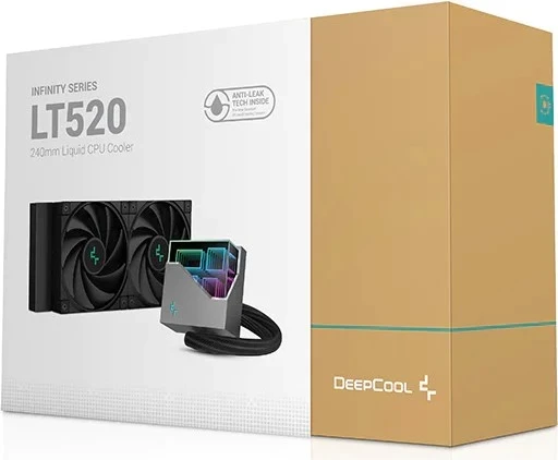 Hladilnik za procesor DeepCool LT520, 12 cm, črn