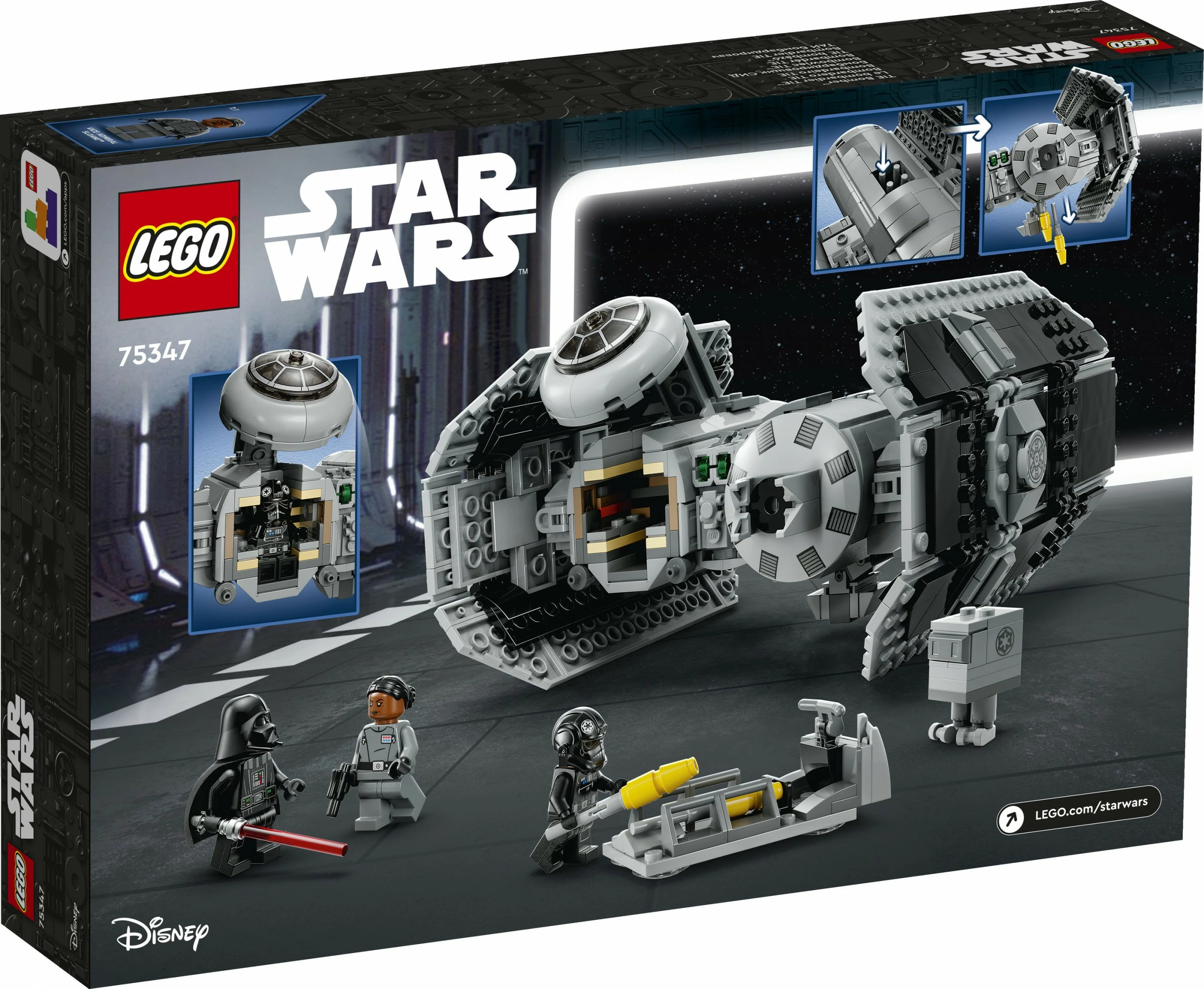 Gradbeni set LEGO Star Wars TIE Bomber, 625 kosov, plastika, večbarven