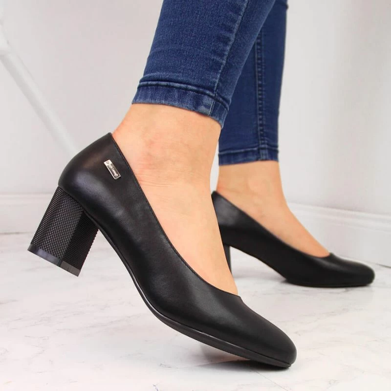 Elegantne ženske čevlje, Sergio Leone, črni