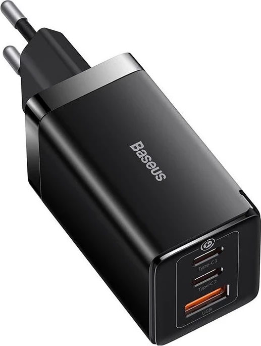 Karikator Baseus GaN5 Pro, 65W, črn