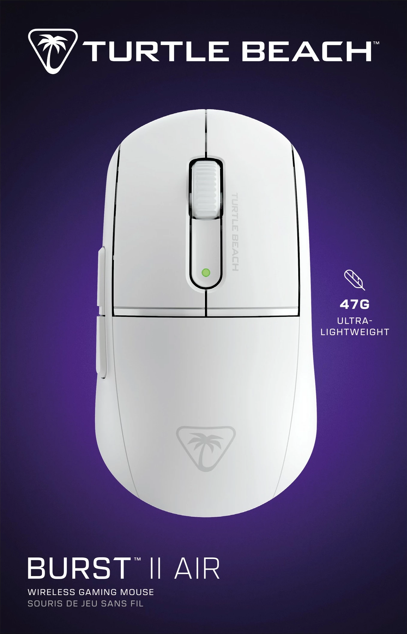 Gaming miš Turtle Beach Burst II Air, bela