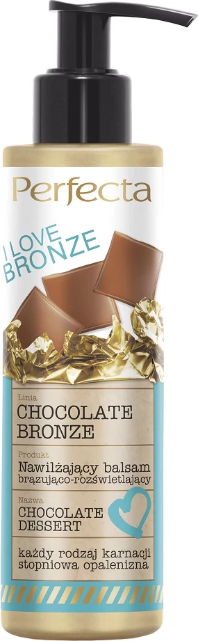 Samoporjavitveni in osvetljevalni balzam za telo Perfecta Chocolate Bronze Chocolate Dessert, za ženske, 195 ml