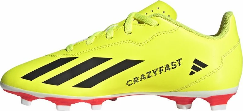 Otroški nogometni čevlji adidas X Crazyfast Club FxG, rdeče in rumene