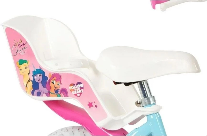 Otroška kolesa My Little Pony TOIMSA 12", 4 kolesa, roza/modra