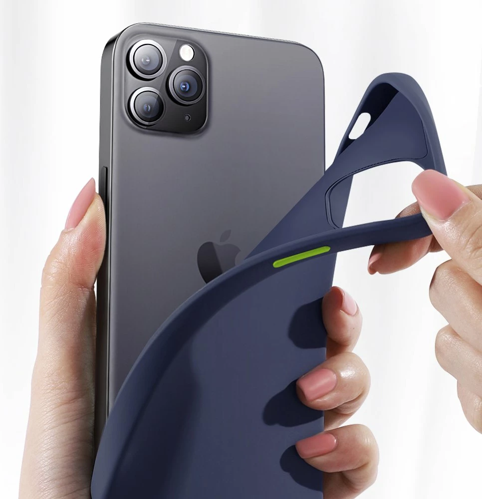 Ovitek za iPhone 12 Pro Max, moder, Joyroom Color Series JR-BP800