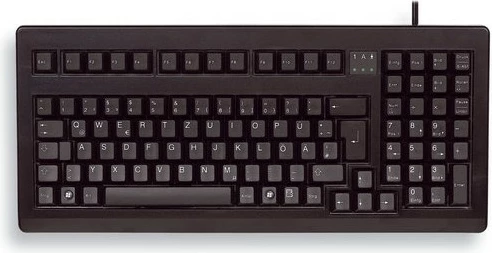 Polna tipkovnica, Cherry G80-1800, Wired USB, QWERTZ, črna