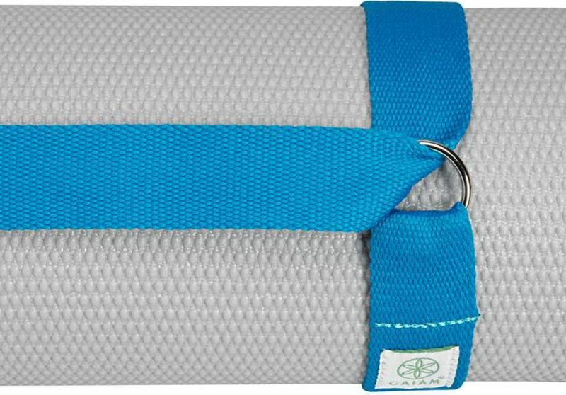 Trak za joga podlogo GAIAM, moder