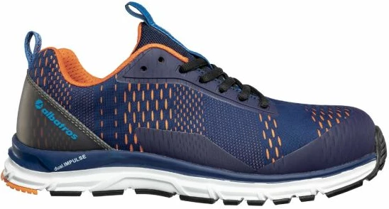 Treking čevlji in obutev za aktivnosti v naravi Albatros AER55 Impulse, modro-oranžni