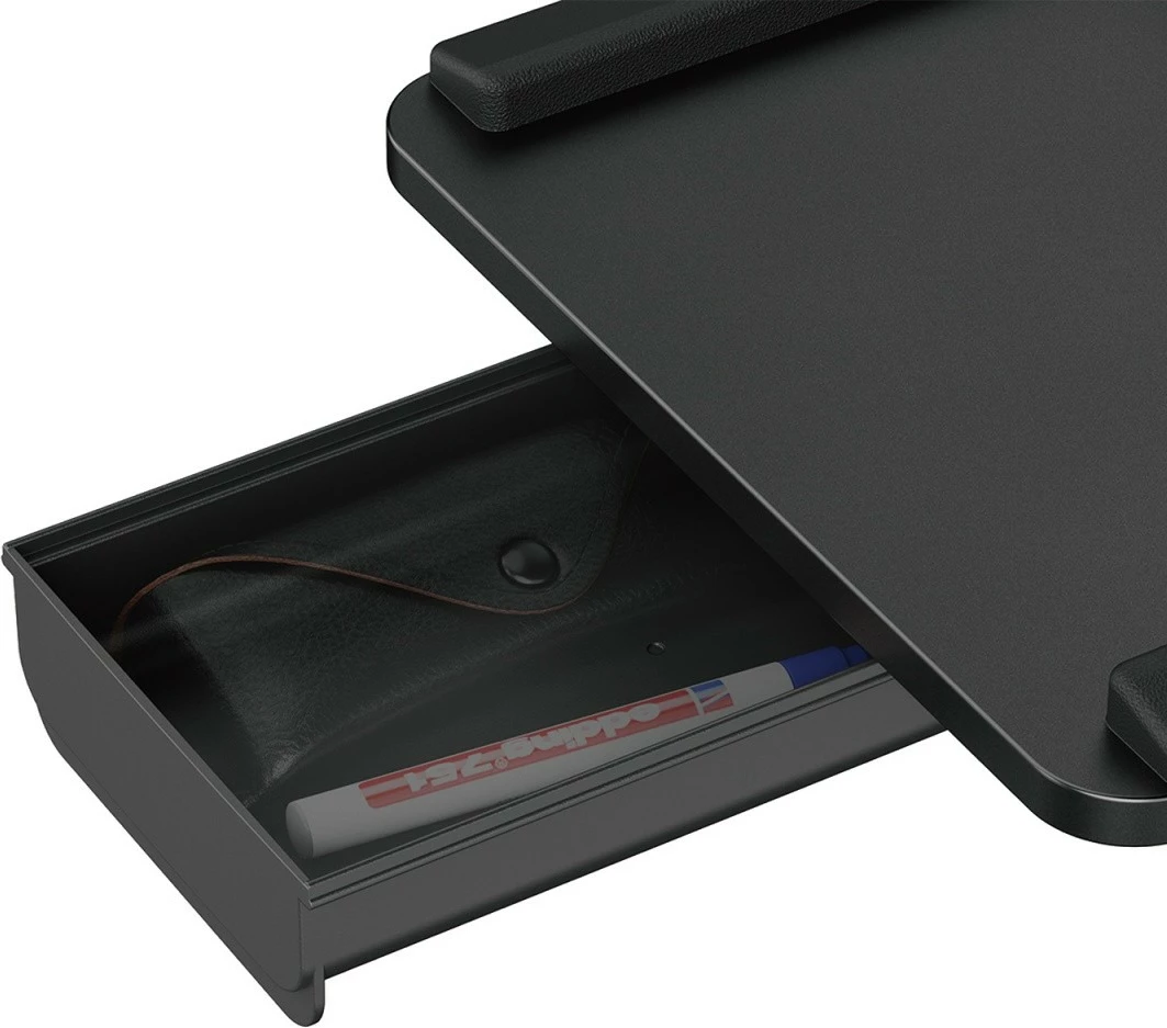 Nosilec za tipkovnico pod mizo Maclean MC-108B, črn