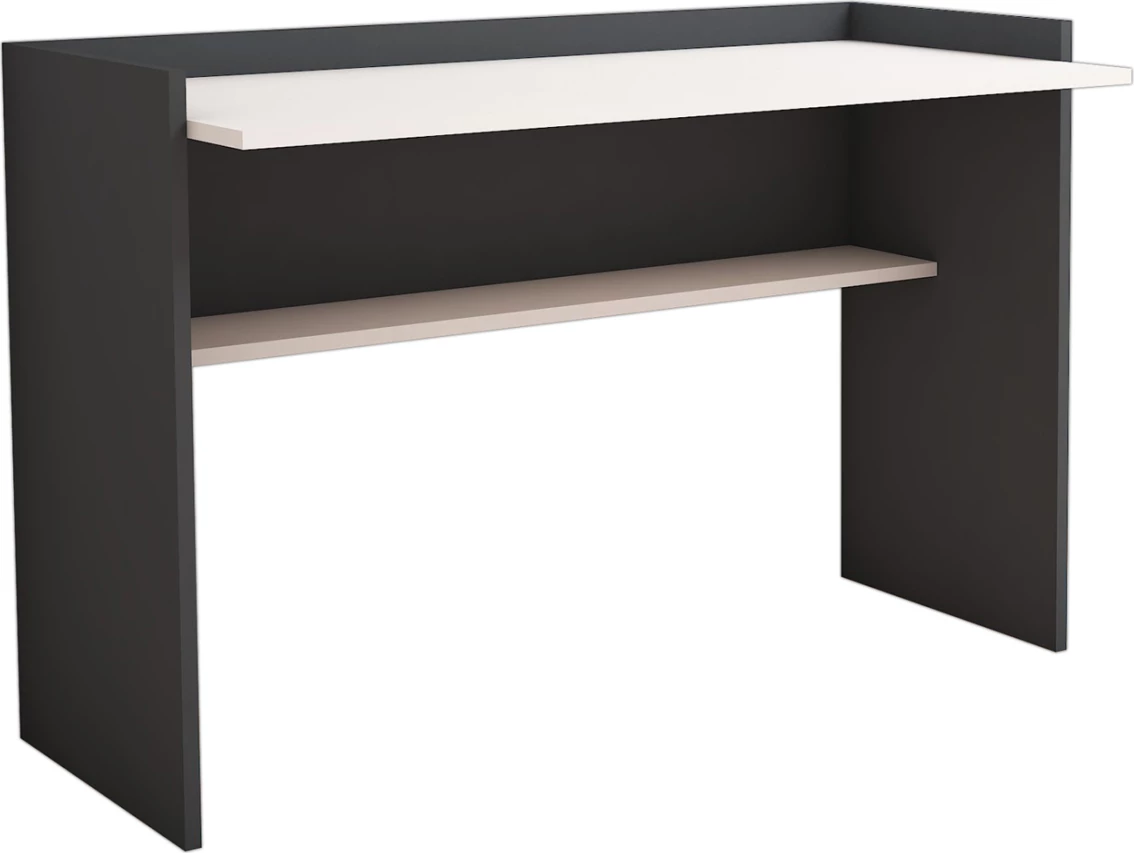 Pisarnaška miza iz melamina siva-bela 118x58x80H cm FH9227.13