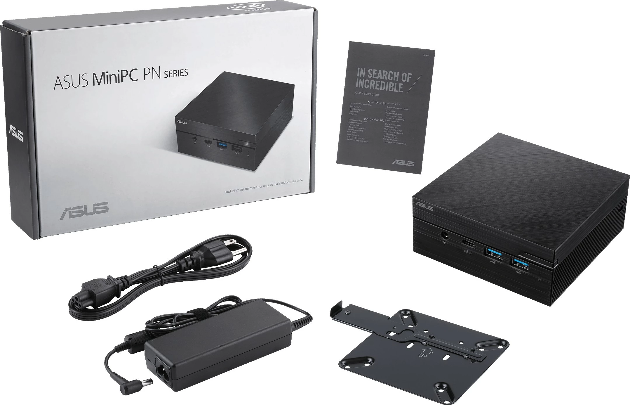 Mini PC ASUS PN53-S7028ADS1, AMD Ryzen 7 7730U, 16GB RAM, 512GB SSD, črn