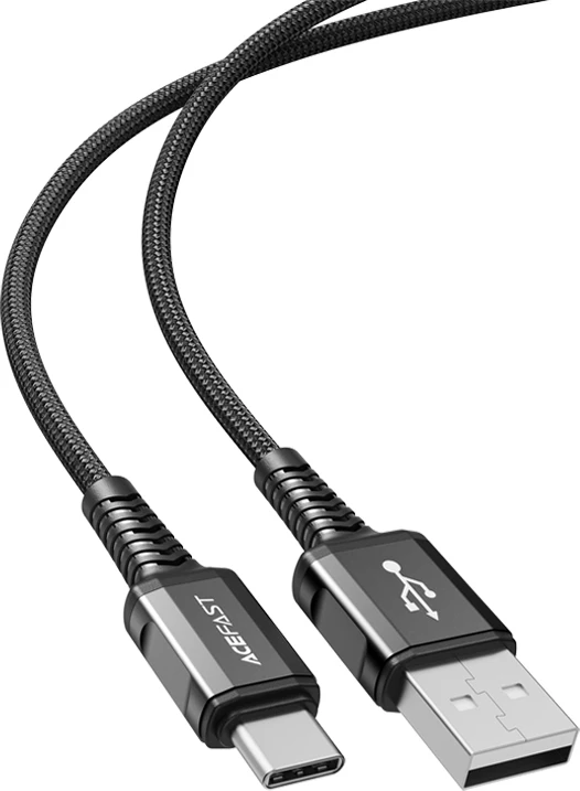 USB kabel Acefast C1-04, 1,2 m, 3 A, QC, črn
