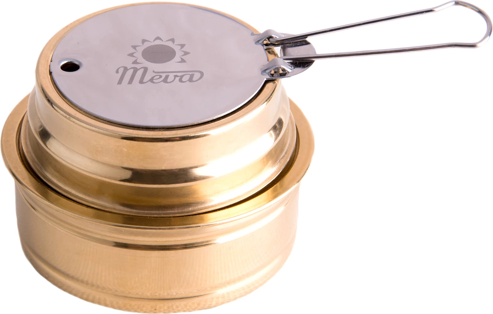 Turistični štedilnik Meva ULV21001 za alkohol, kovinski, srebrn