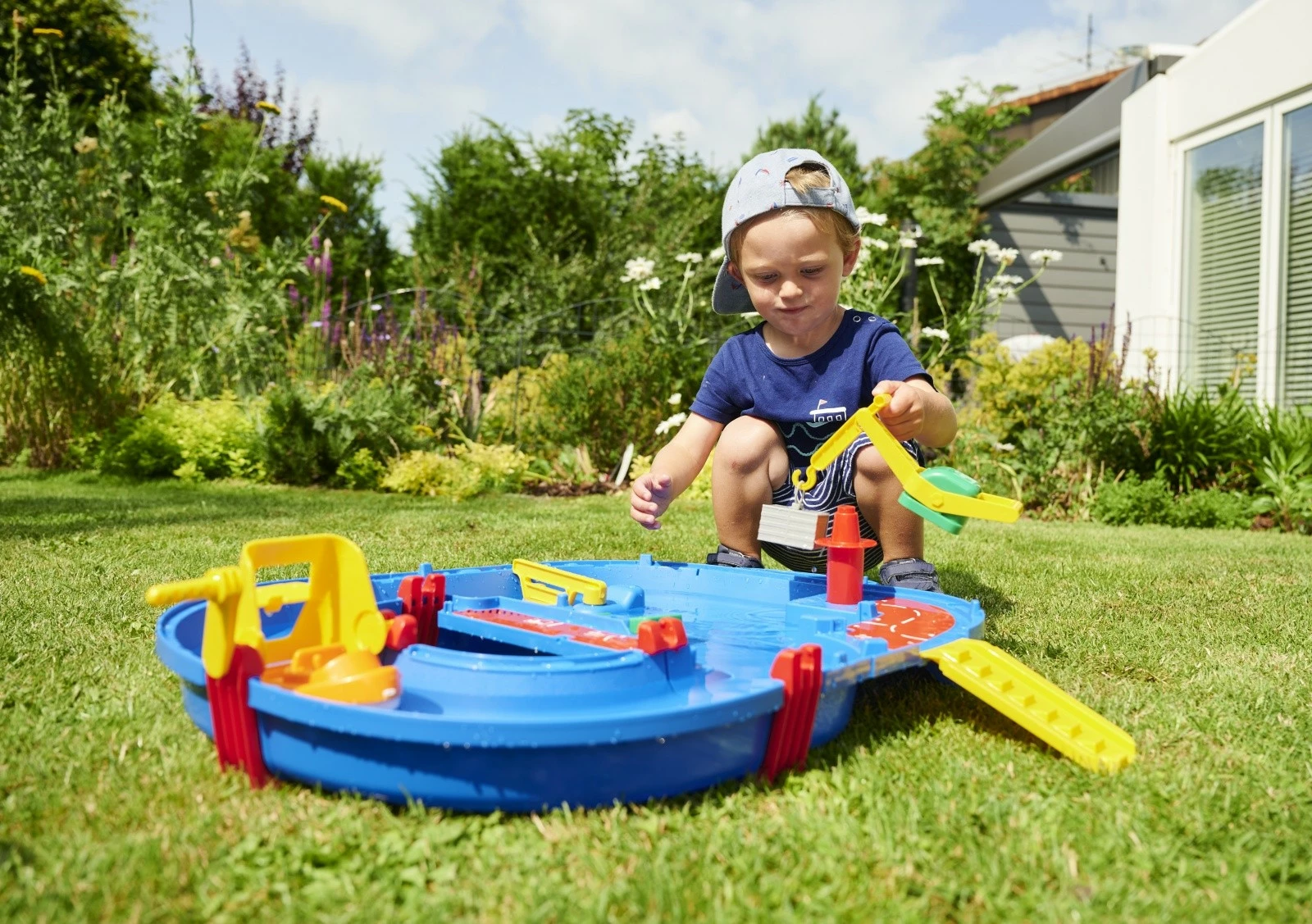 Vodna igrače AquaPlay StartSet, 21 kosov, modro