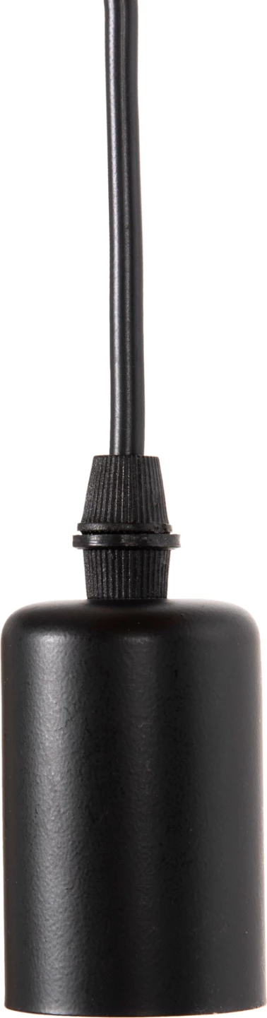 Stropna viseča svetilka z 8 lučmi FH4176 črna kovina-črni kabli Φ100x180Hcm