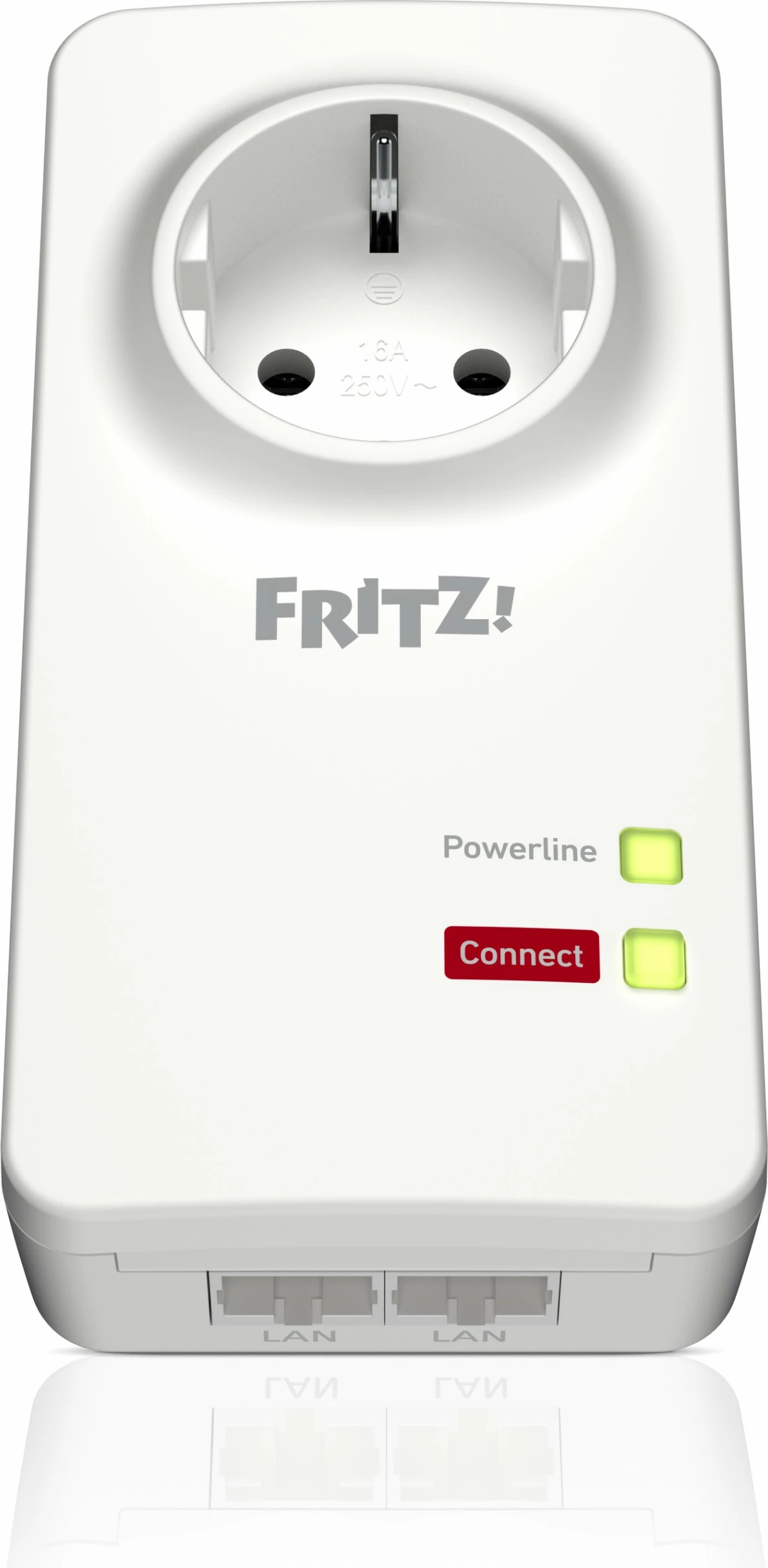 Powerline adapter FRITZ!Powerline 1220, 1200 Mbit/s, Gigabit Ethernet, bel