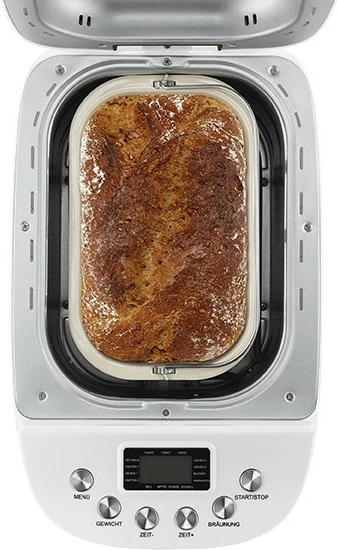 Pekač kruha UNOLD Backmeister Big, 1,5 kg, okno za pregled, tajmer, nastavljiva barva skorje, funkcija ohranjanja toplote, 850 W