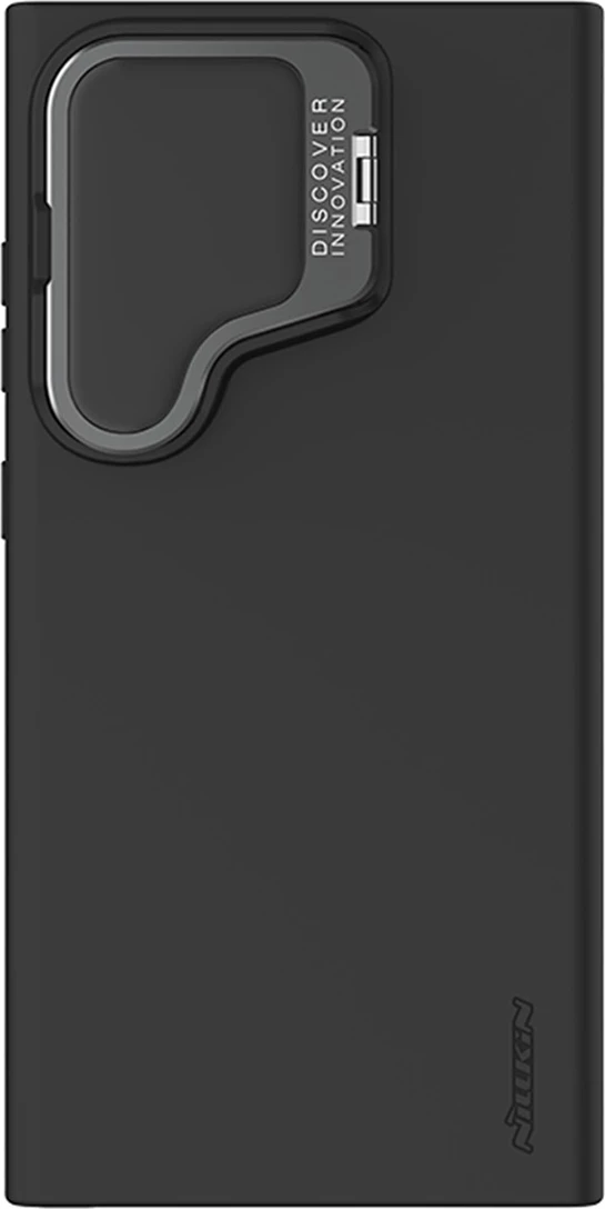 Zaščitni silikonski ovitek CamShield Silky Prop Nillkin za Samsung Galaxy S24 Ultra, črn