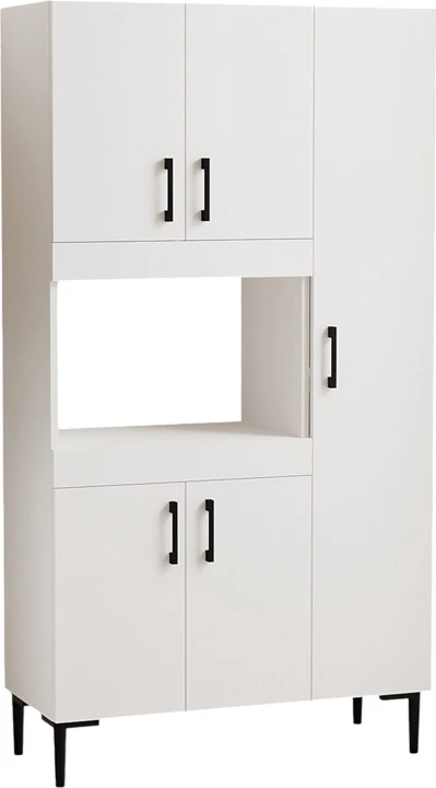 Kuhinjska omara Defne, bela, 89x37.5x160 cm