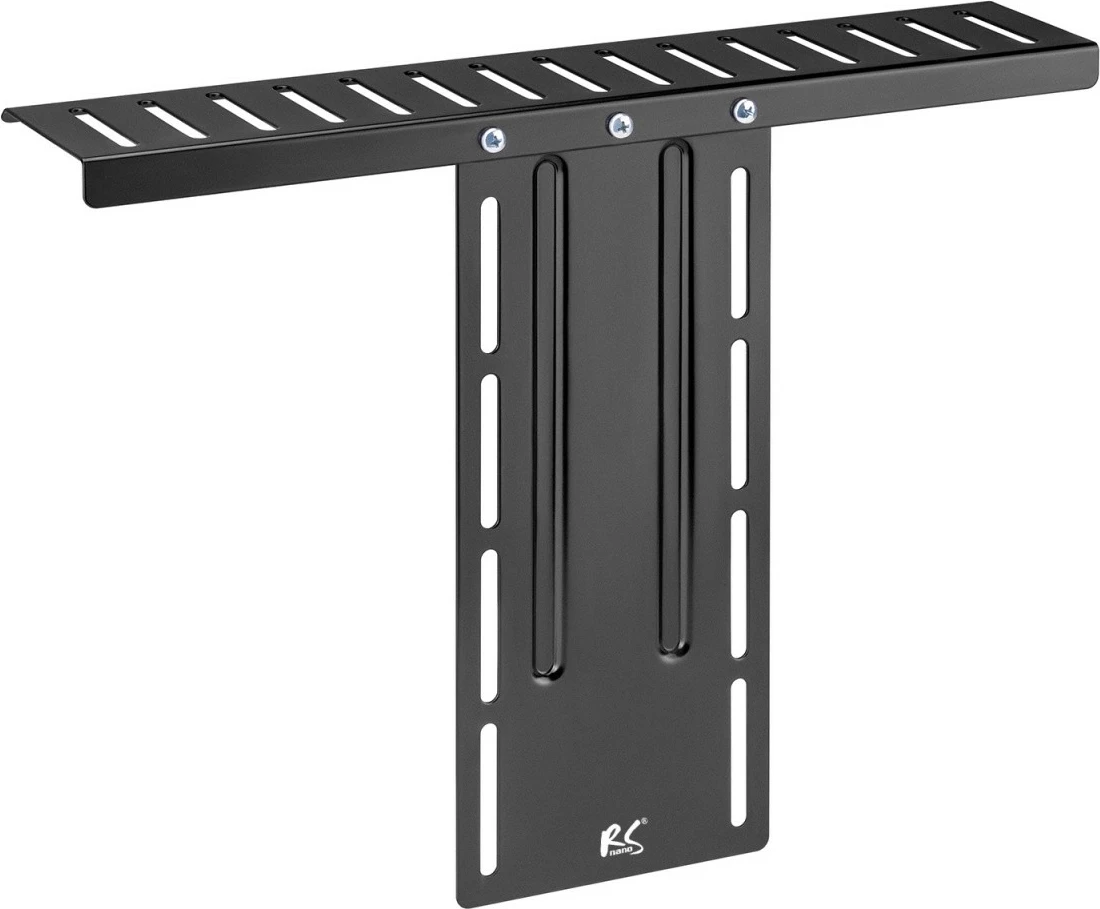 Polični nosilec Maclean NanoRS RS464 za kamero/mikrofon/zvočnik, VESA 100x100, črn