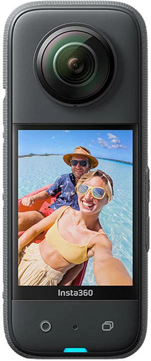 Akcijska kamera Insta360 X3 Creator Kit, 360°, 4K, 72MP, črna, komplet z dodatki