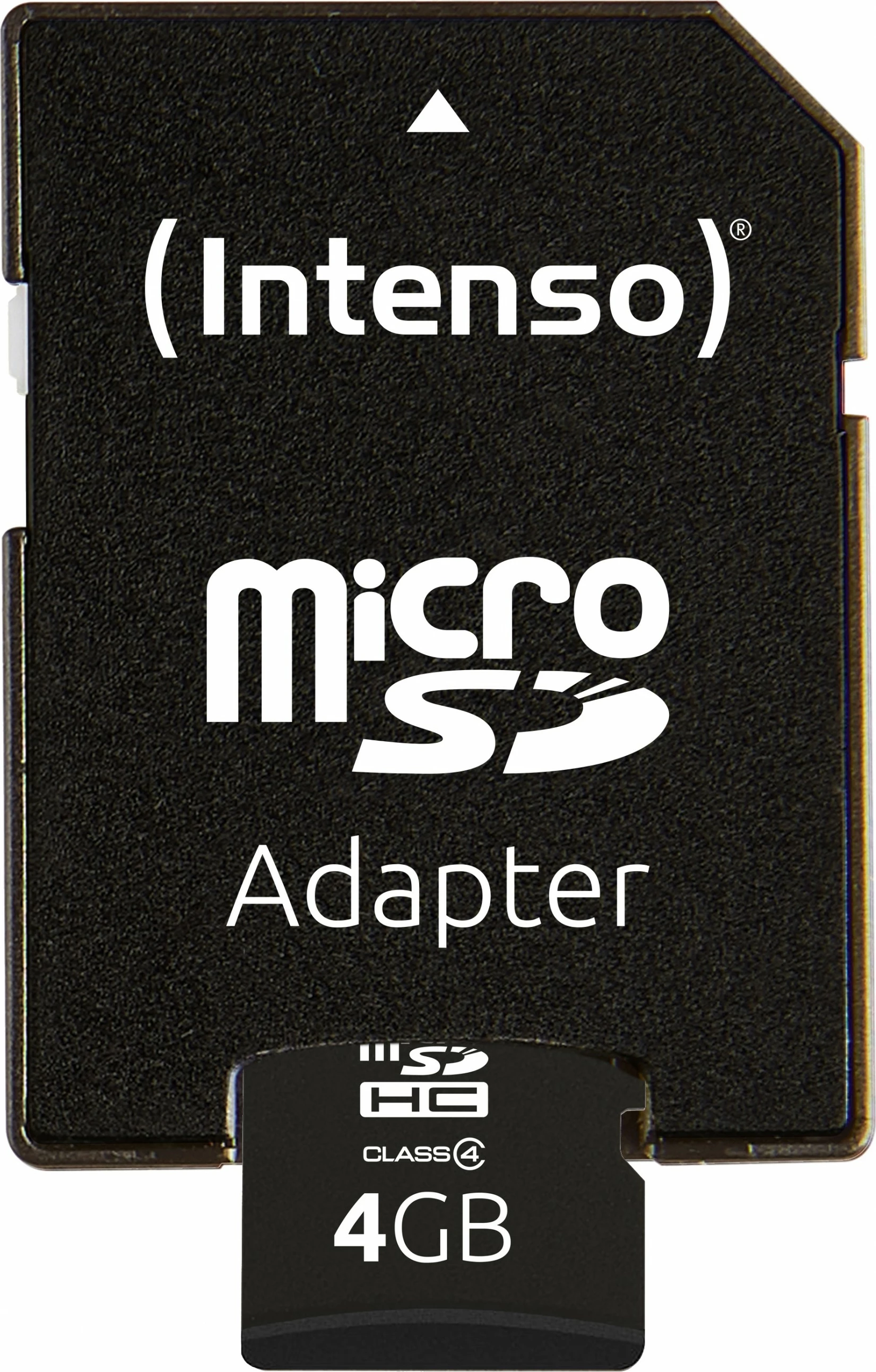 Kartica MicroSDHC 4 GB Class 4, Intenso, črna