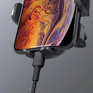 Univerzalni nosilec za avto za zračnik, vrtljiv 360°, črn, AUKEY HD-C48