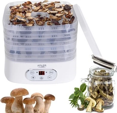 Sušilnik hrane z timerjem in zaščito pred pregrevanjem Adler AD 6658