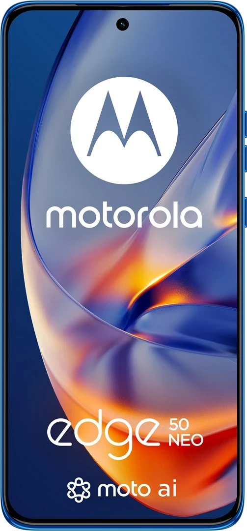 Pametni telefon Motorola Edge 50 Neo 5G, 6,4", 12 GB RAM, 512 GB, Nautical Blue