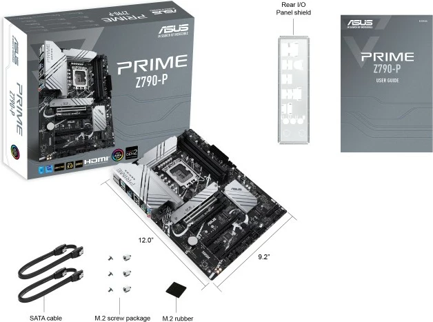 Matična plošča ASUS PRIME Z790-P, Intel, LGA 1700, DDR5-SDRAM, 128 GB