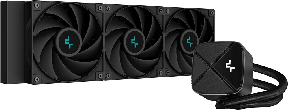 Hladilnik za procesor DEEPCOOL LS720S Zero Dark, 12 cm, črn