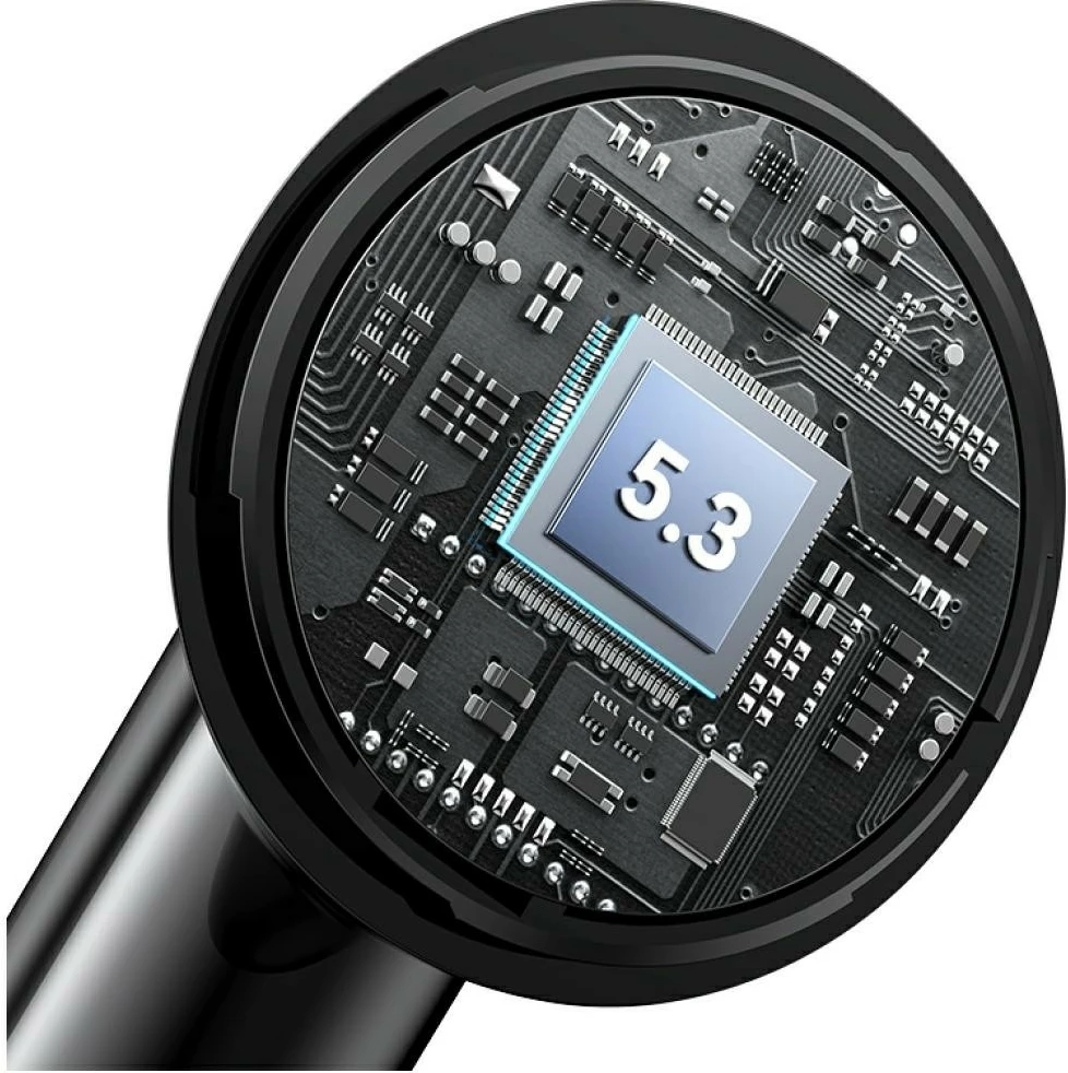 Slušalke TWS Bluetooth, USAMS Echo E03 USA001676, 13 mm gonilnik, Bluetooth 5.3, do 16 h s polnilno škatlico, USB-C, siv